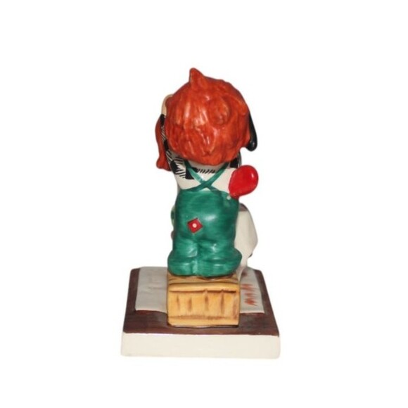 Goebel Hummel RedHead Sheer Nonsense Cutting Hair Vintage 1957 - Picture 4 of 5